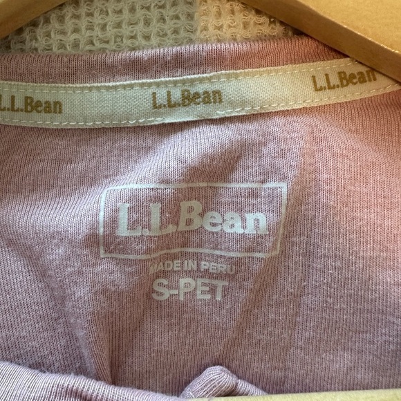 L.L. Bean Soft Pink Crew Neck Shirt - Picture 4 of 5